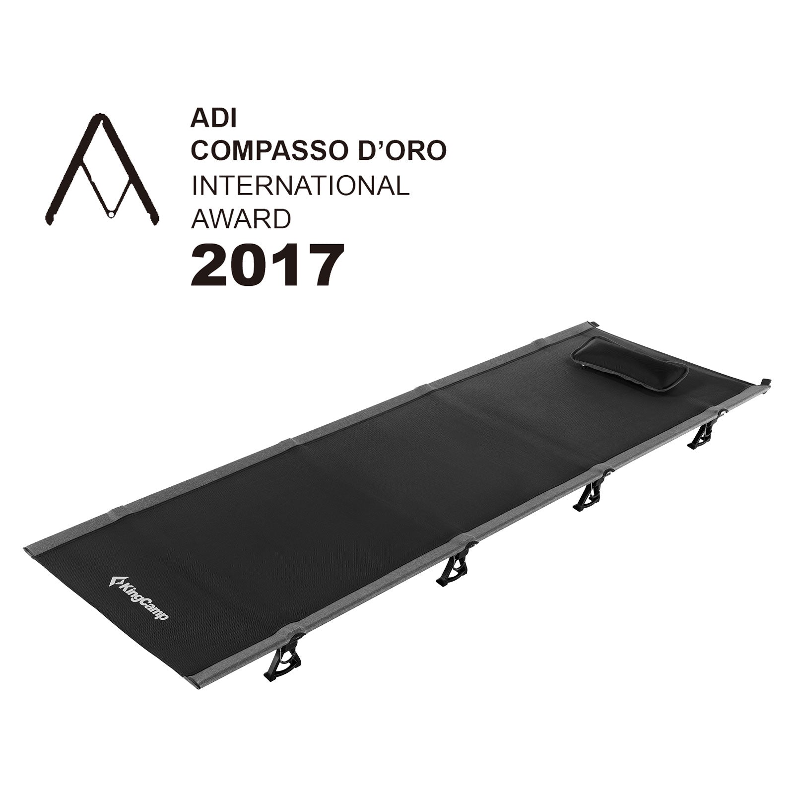 Kingcamp Ultralight Folding Camping Cot | ADI Compasso d'Oro Award 2017