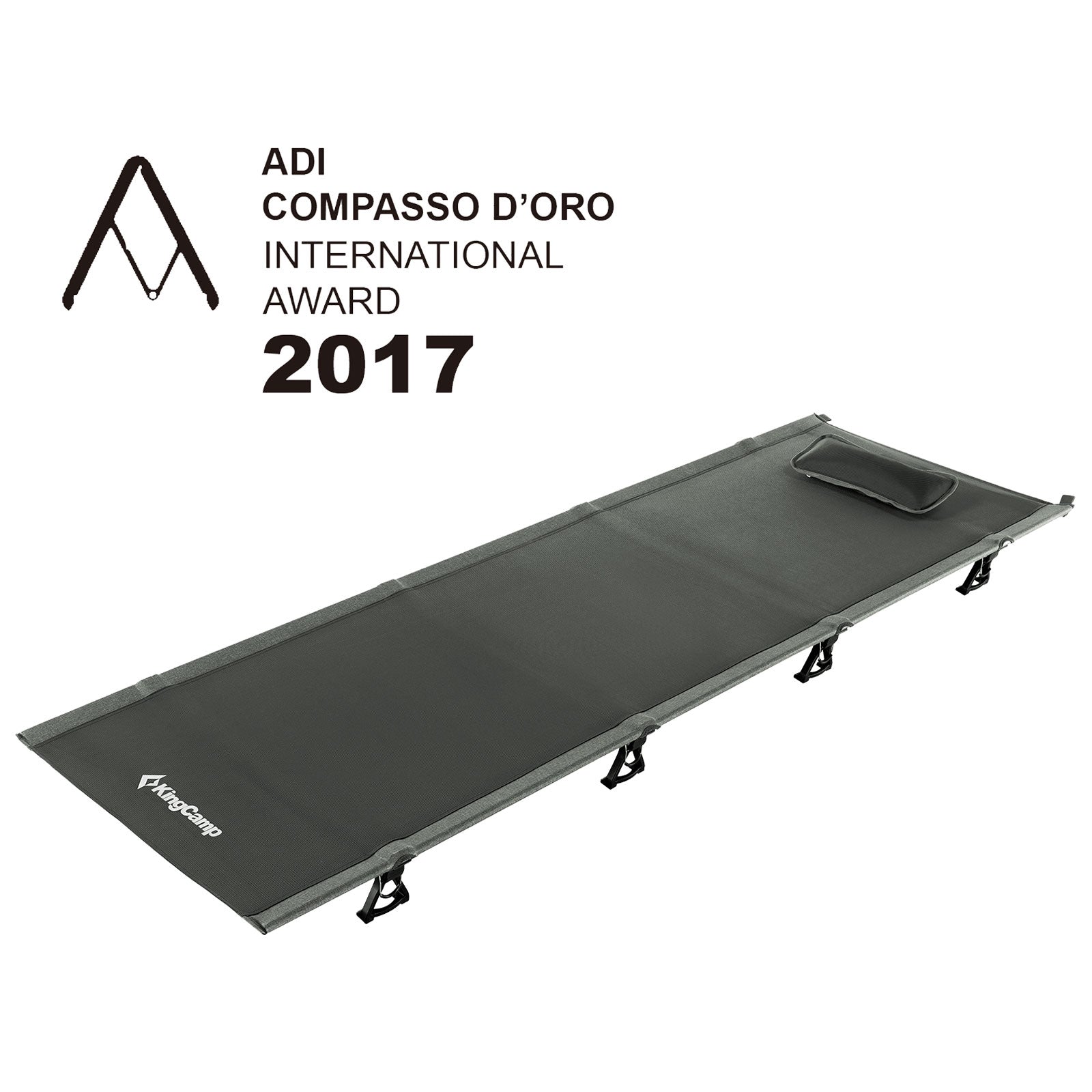 Kingcamp Ultralight Folding Camping Cot | ADI Compasso d'Oro Award 2017