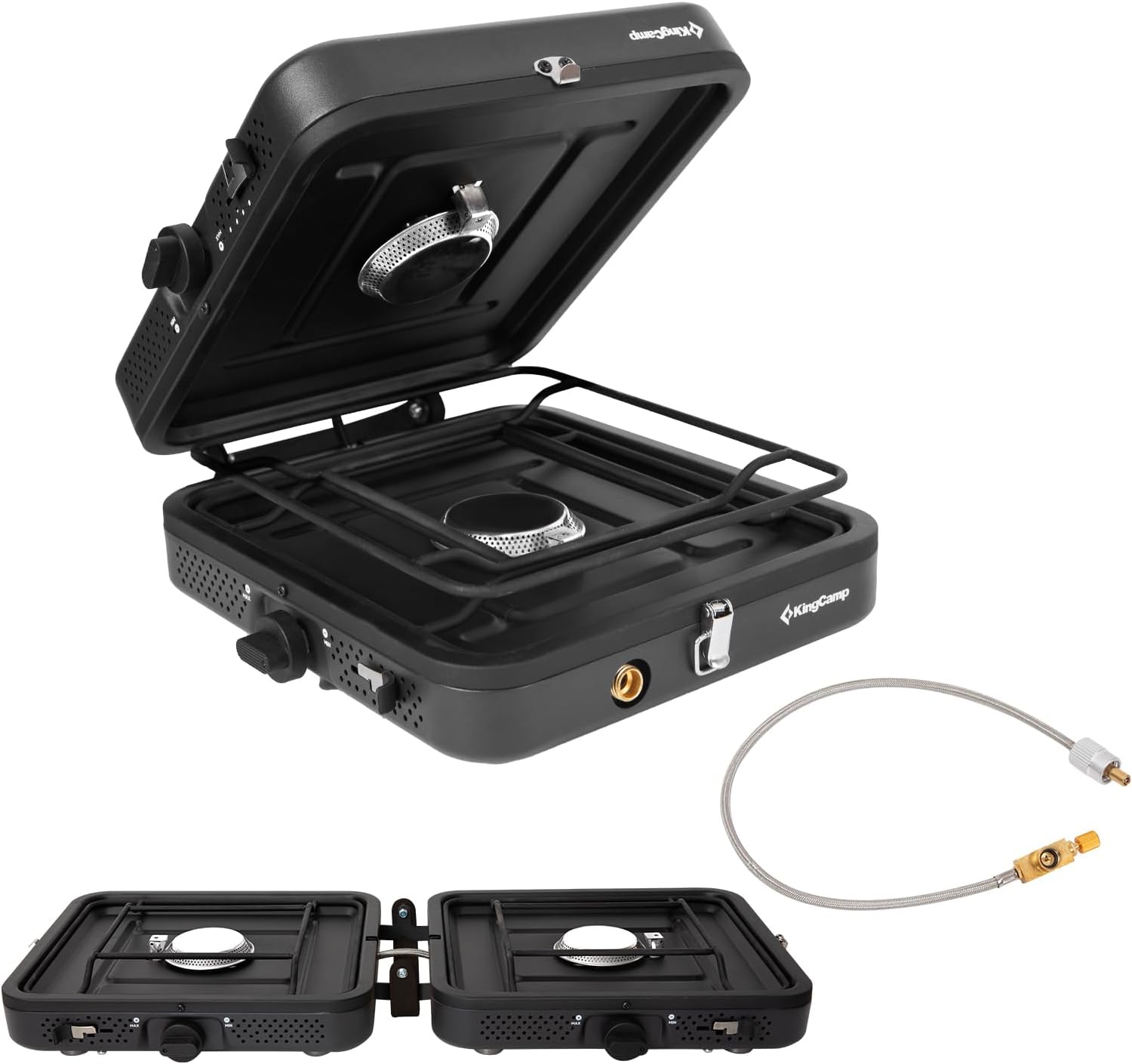 KingCamp 2 Burner Propylene Butane Camping Stove