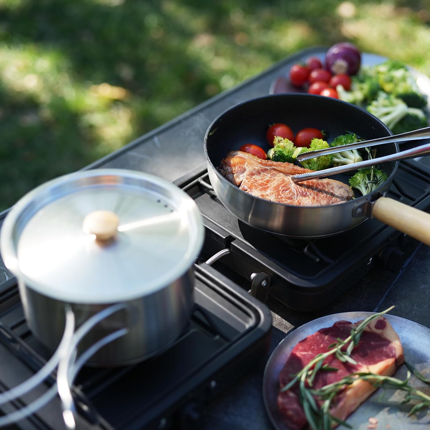 KingCamp 2 Burner Propylene Butane Camping Stove