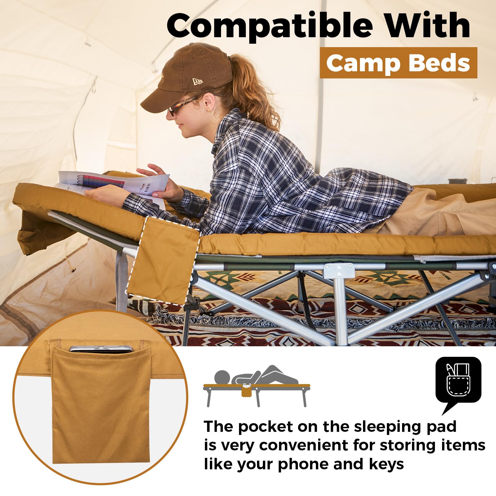 KingCamp Comfort X 5 Quilted Memory Foam Camping Matress