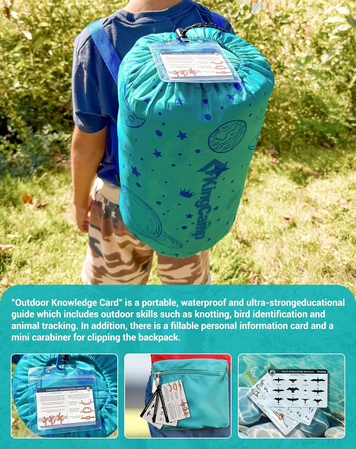 KingCamp Galaxy Zoo C 300 Flannel  Kids' Sleeping Bag