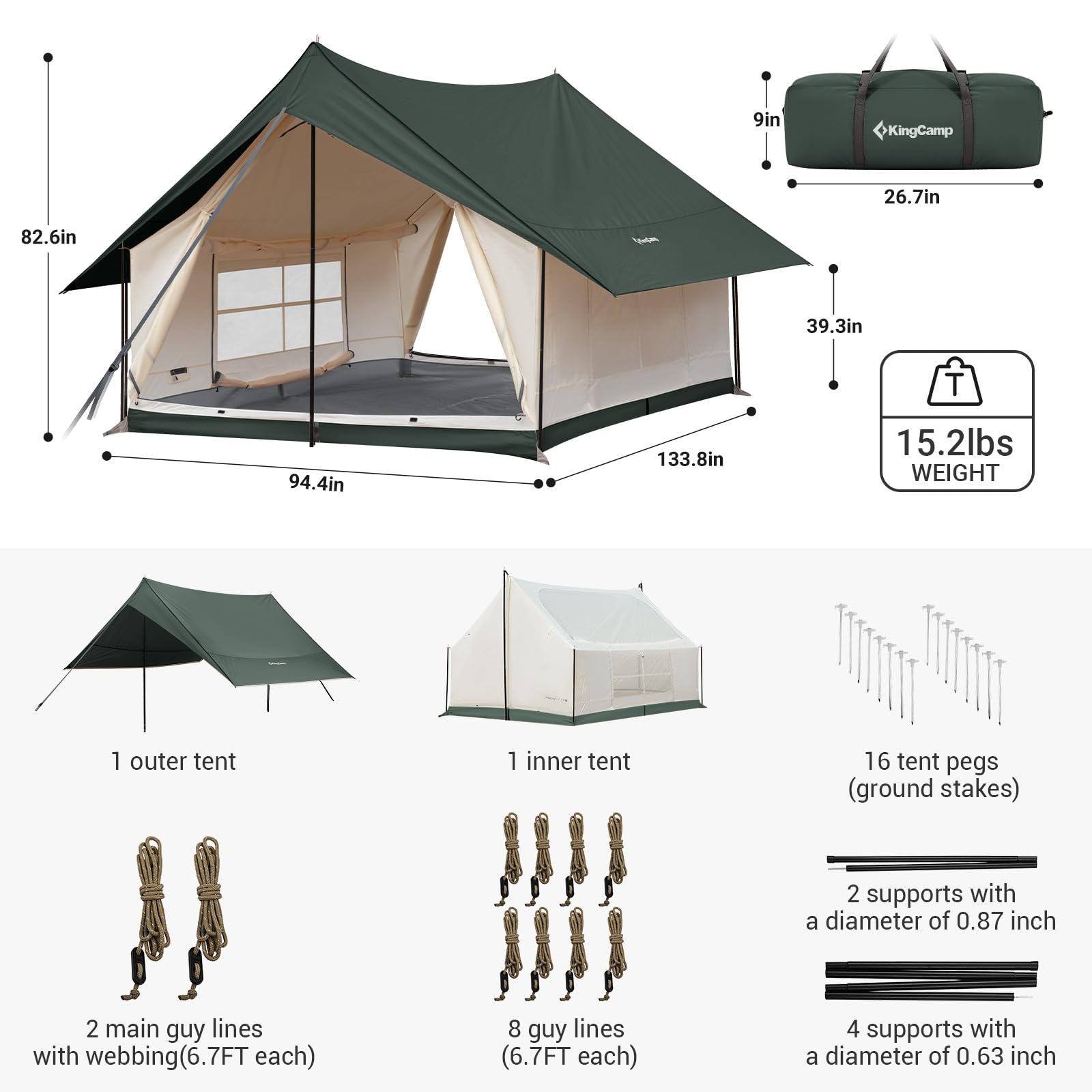 family camping tent