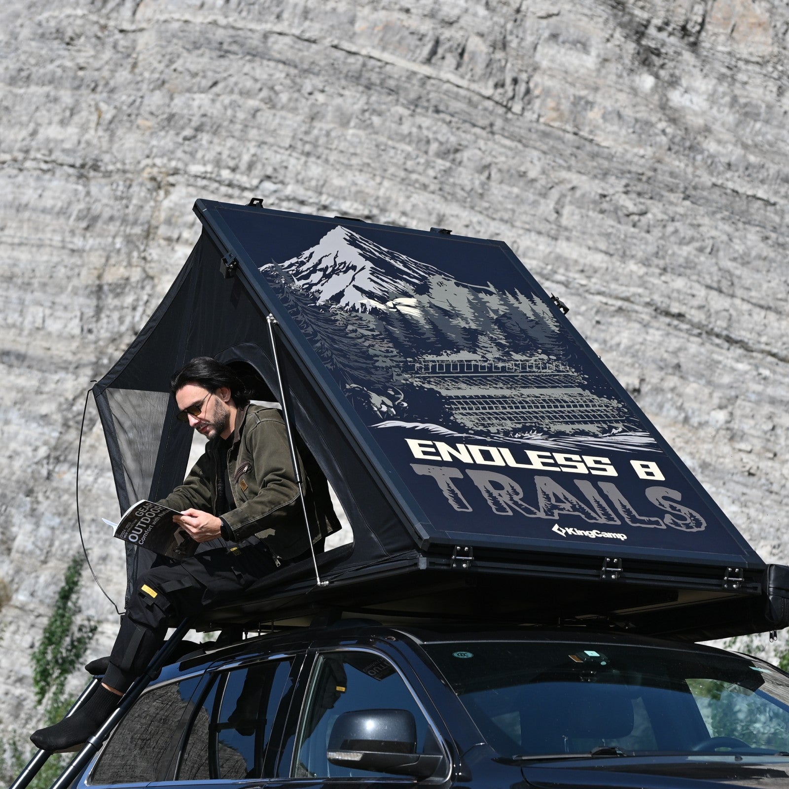 The KingCamp ENDLESS 8 Rooftop Tent: Why Settle for the Ground?