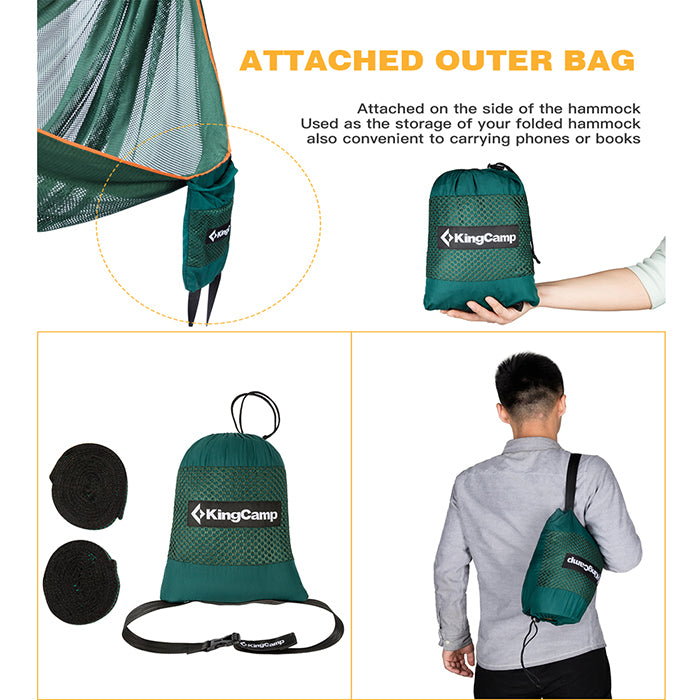 KingCamp Hammock with Tree Straps