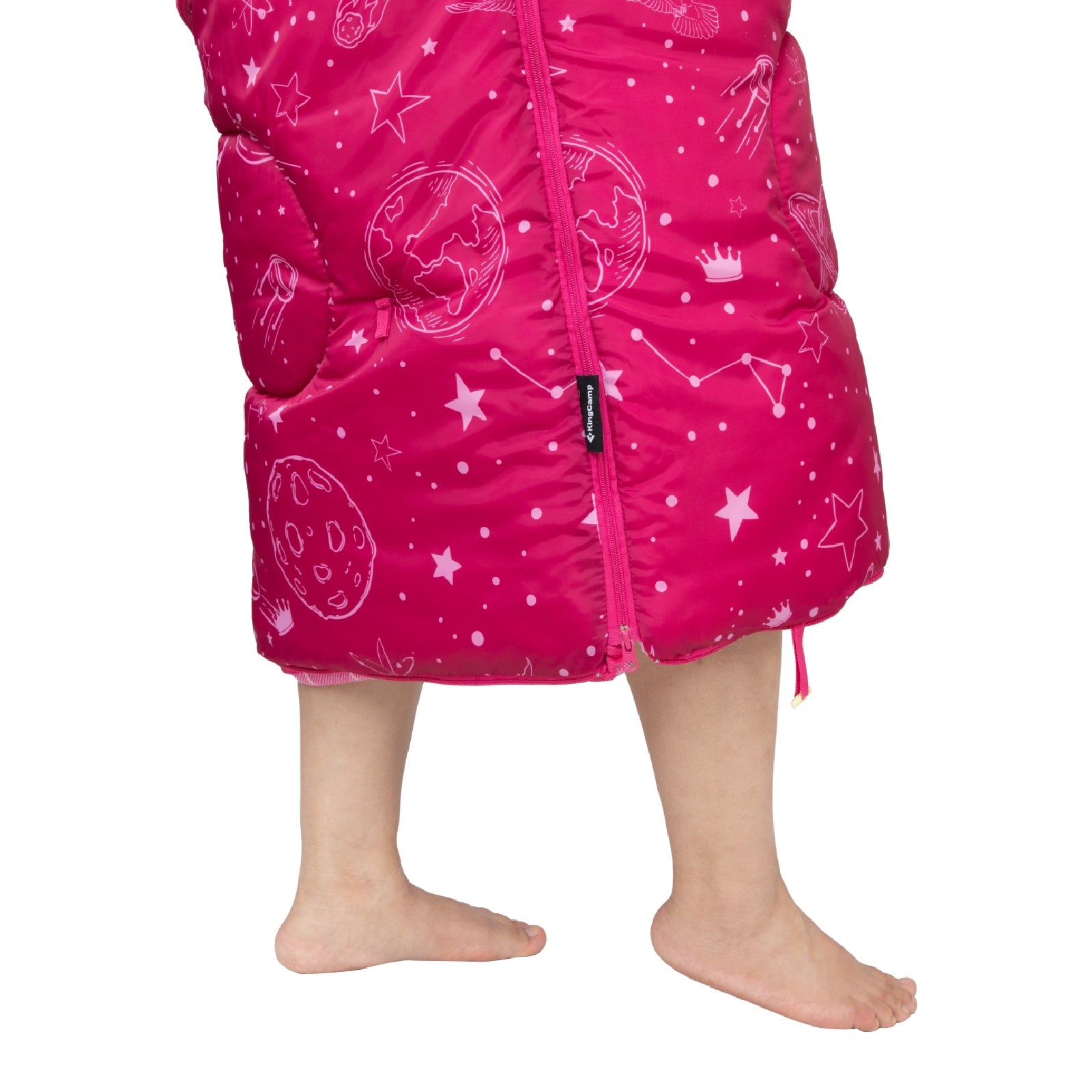 KingCamp Galaxy Zoo C 300 Kids Sleeping Bag – Adjustable Length